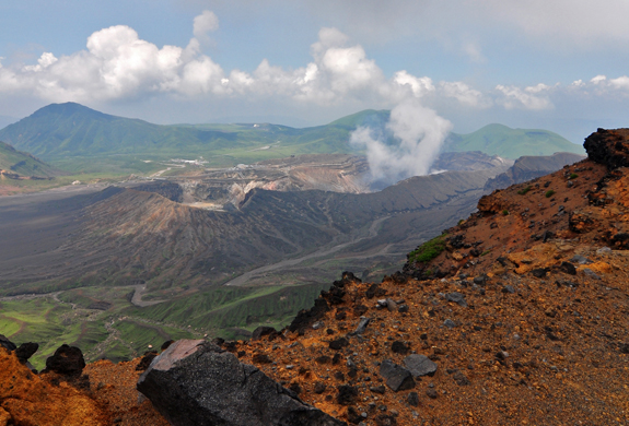 Volcan Aso, Japon, Copyright : Aloé Hok-Schlagenhauf.